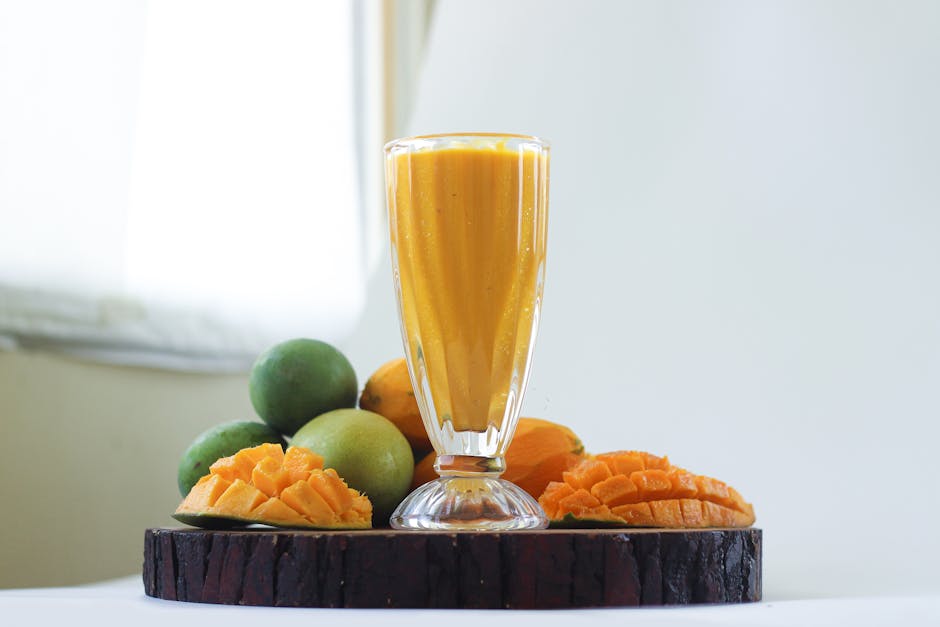 A bowl of aamras, Indian mango pulp dessert